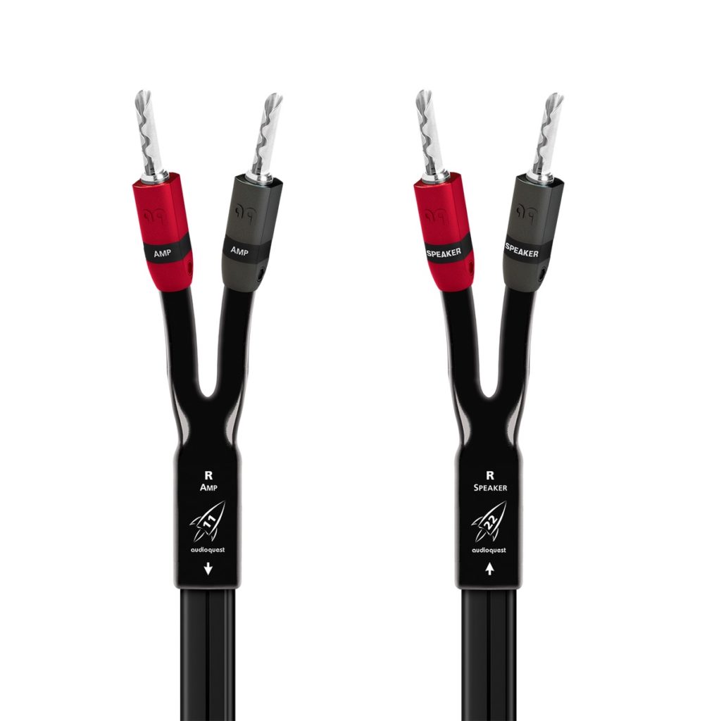AudioQuest Rocket 11 speaker cable with banana plugs AudioQuest Rocket 11 speaker cable with banana plugs