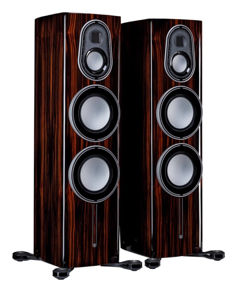 Monitor Audio Platinum 300 3G flagship floorstanding loudspeaker in ebony Monitor Audio Platinum 300 3G flagship floorstanding loudspeaker in ebony