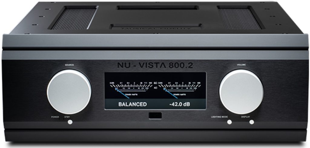 Musical Fidelity Nu-Vista 800.2 integrated amplifier, front view Musical Fidelity Nu-Vista 800.2 integrated amplifier, front view