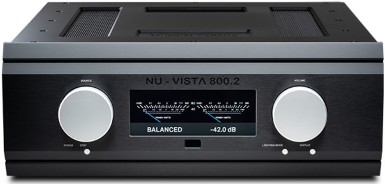 Musical Fidelity Nu-Vista 800.2 integrated amplifier, front view Musical Fidelity Nu-Vista 800.2 integrated amplifier, front view